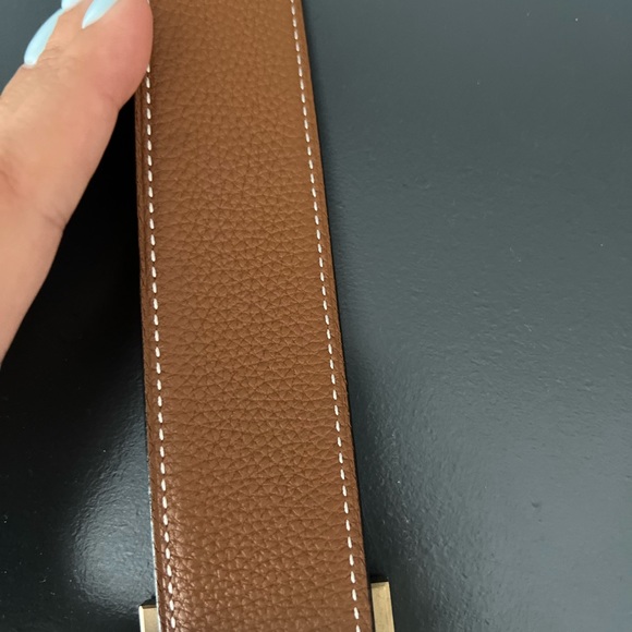 Hermes reversible belt in brown/black. - Picture 9 of 9
